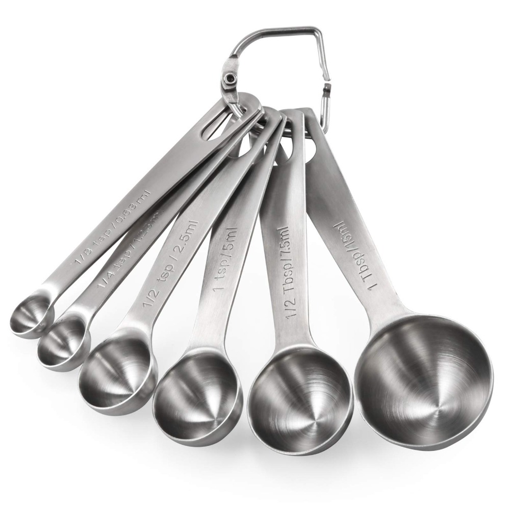 Home Cooking Set - 6 stks/set Food-grade Roestvrij Stalen Maatlepel