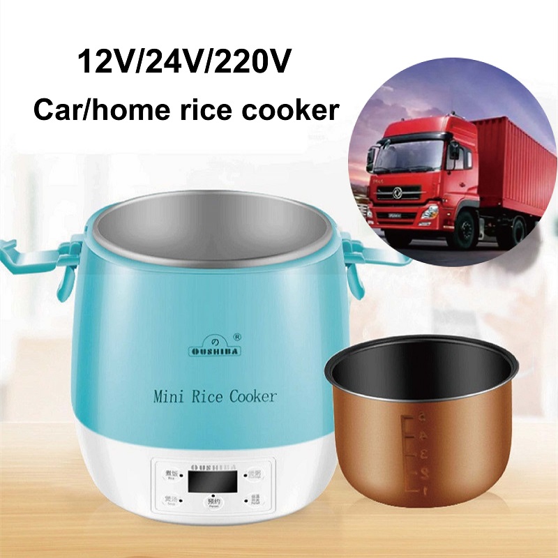 Home Cooking Heater - 12 V/24 V/220 V Auto Rijstkoker