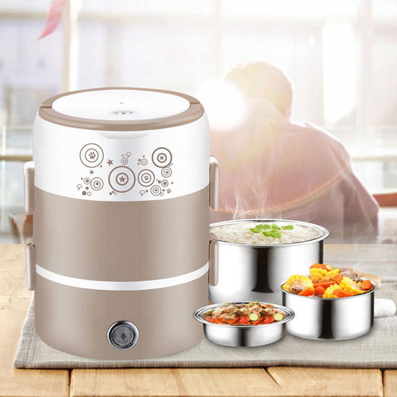 Home Cooking Heater - 220V Rvs Elektrische Verwarming Lunchbox Home