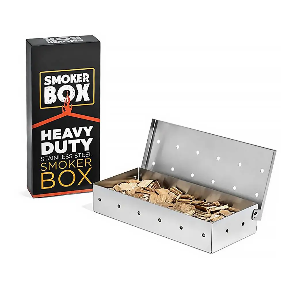 Smoker Box Wood Chip - HQ Houtsnippers BBQ Roker Box voor