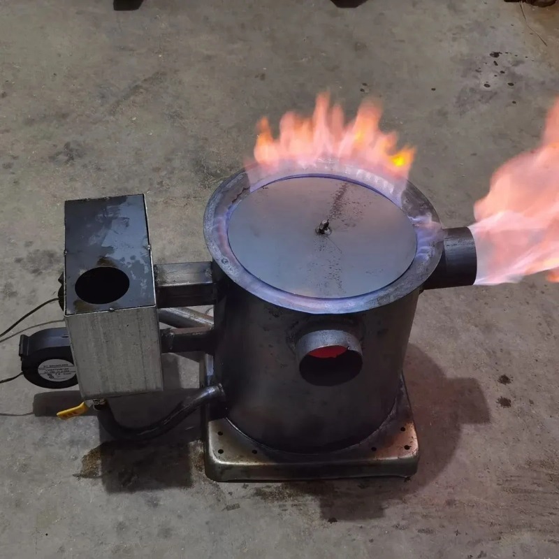 Home Cooking Heater - Zware afvalolie-verwarmingsoven, warmeluchtfornuis voor koken en