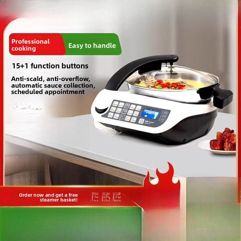Home Cooking Oil - E15 slimme kookrobot, multifunctionele keukenmachine met
