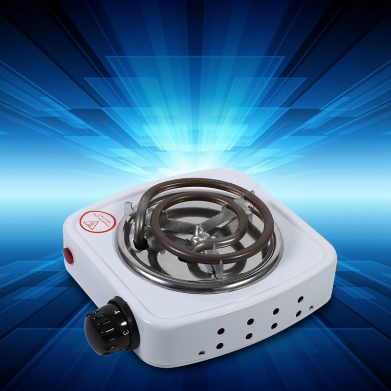 Home Cooking Heater - Elektrische 500W kookplaat, draagbare enkele kookplaat,