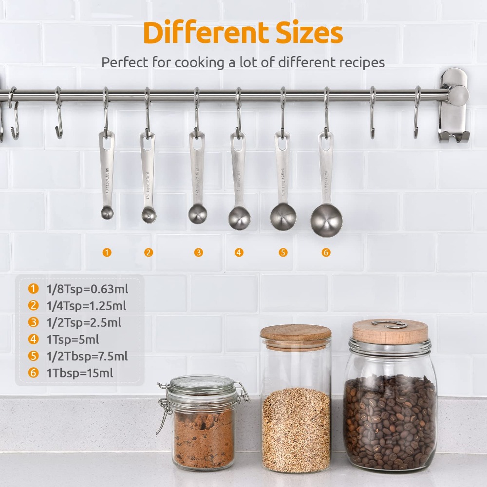6 stks/set Food-grade Roestvri - Home Cooking Set recensie en prijs
