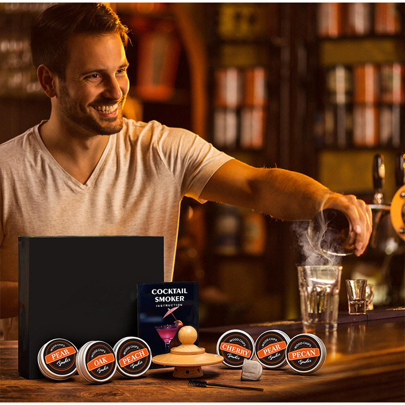 Premium Whiskey Cocktail Roker - Smoker Box Wood Chip recensie en prijs