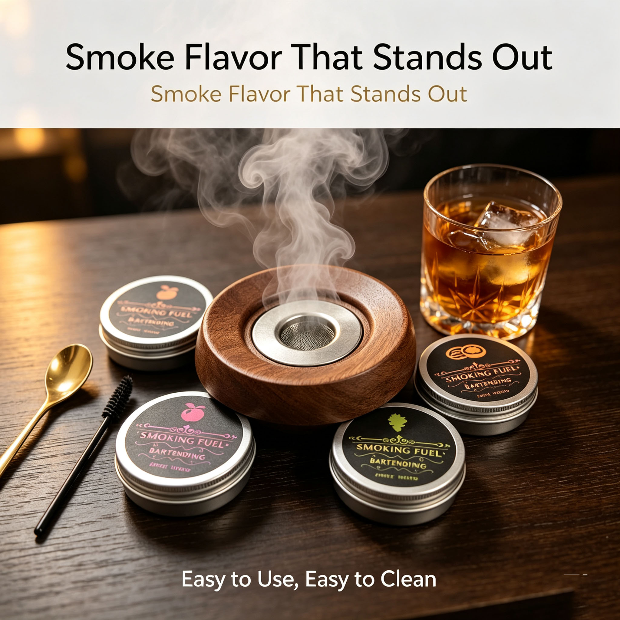 Cocktail Smoker Set Houten Roo - Smoker Box Wood Chip recensie en prijs