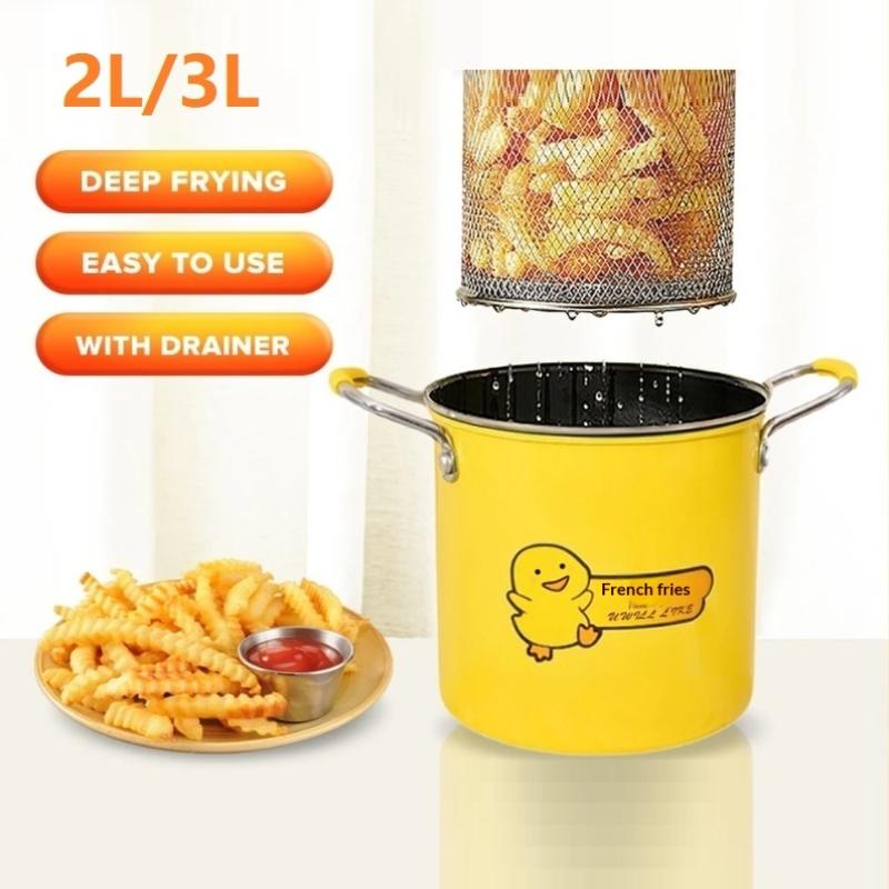 2/3L Friteusepan Roestvrij Sta - Home Cooking Oil Filter recensie en prijs