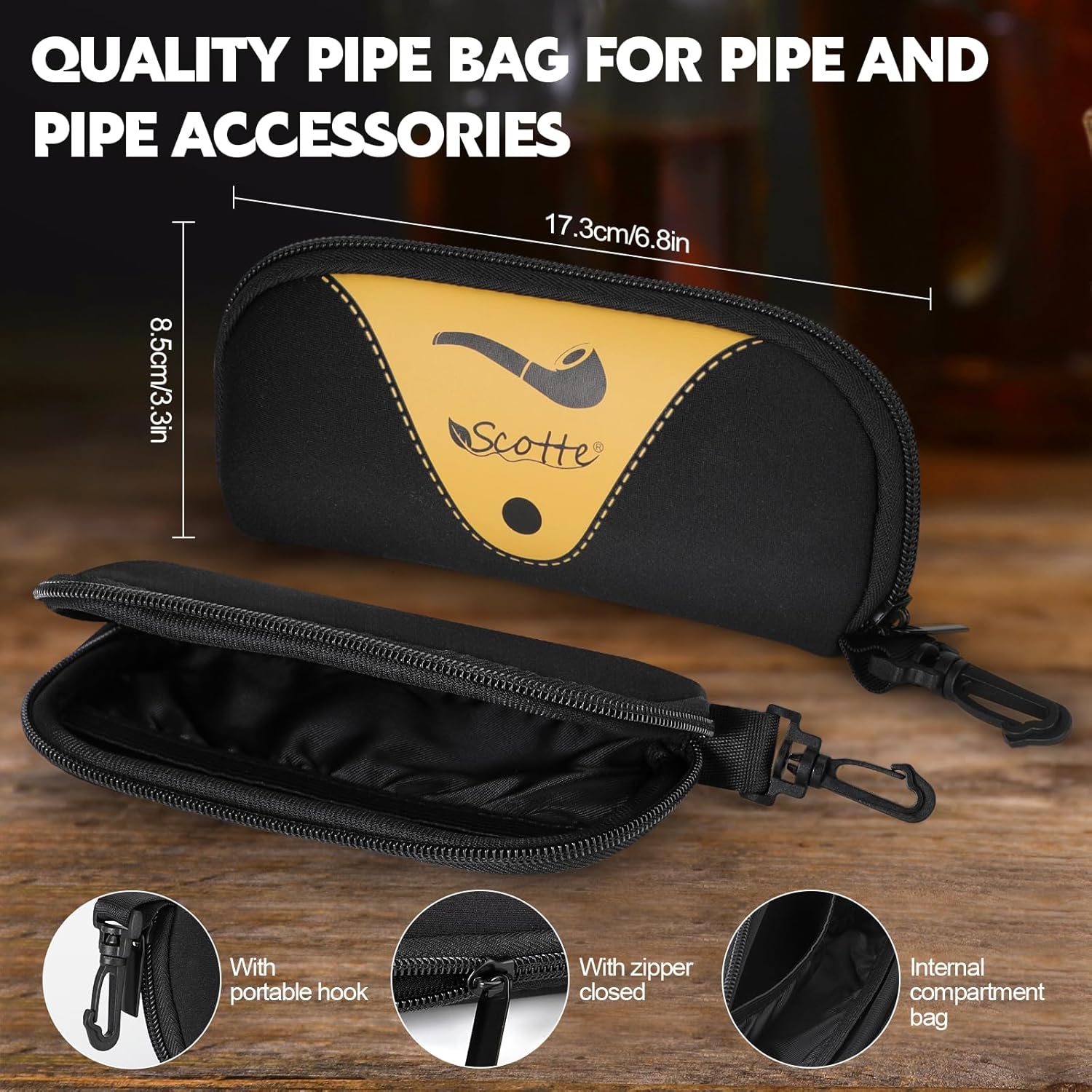 Tabakspijp handgemaakte ebbenh - Smoker Box Wood Chip recensie en prijs