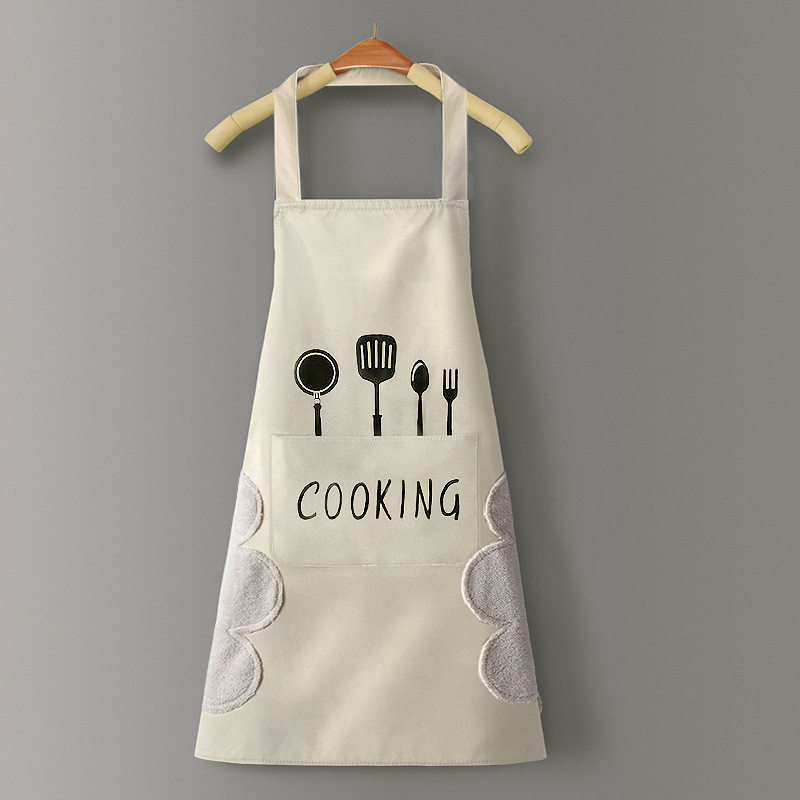 Aangepast logo PVC keukenschor - Home Cooking Oil Making Machine recensie en prijs