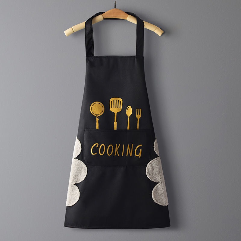 Aangepast logo PVC keukenschor - Home Cooking Oil Making Machine recensie en prijs