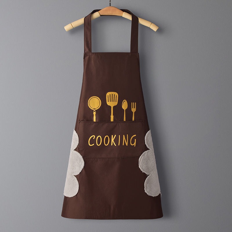 Aangepast logo PVC keukenschor - Home Cooking Oil Making Machine recensie en prijs