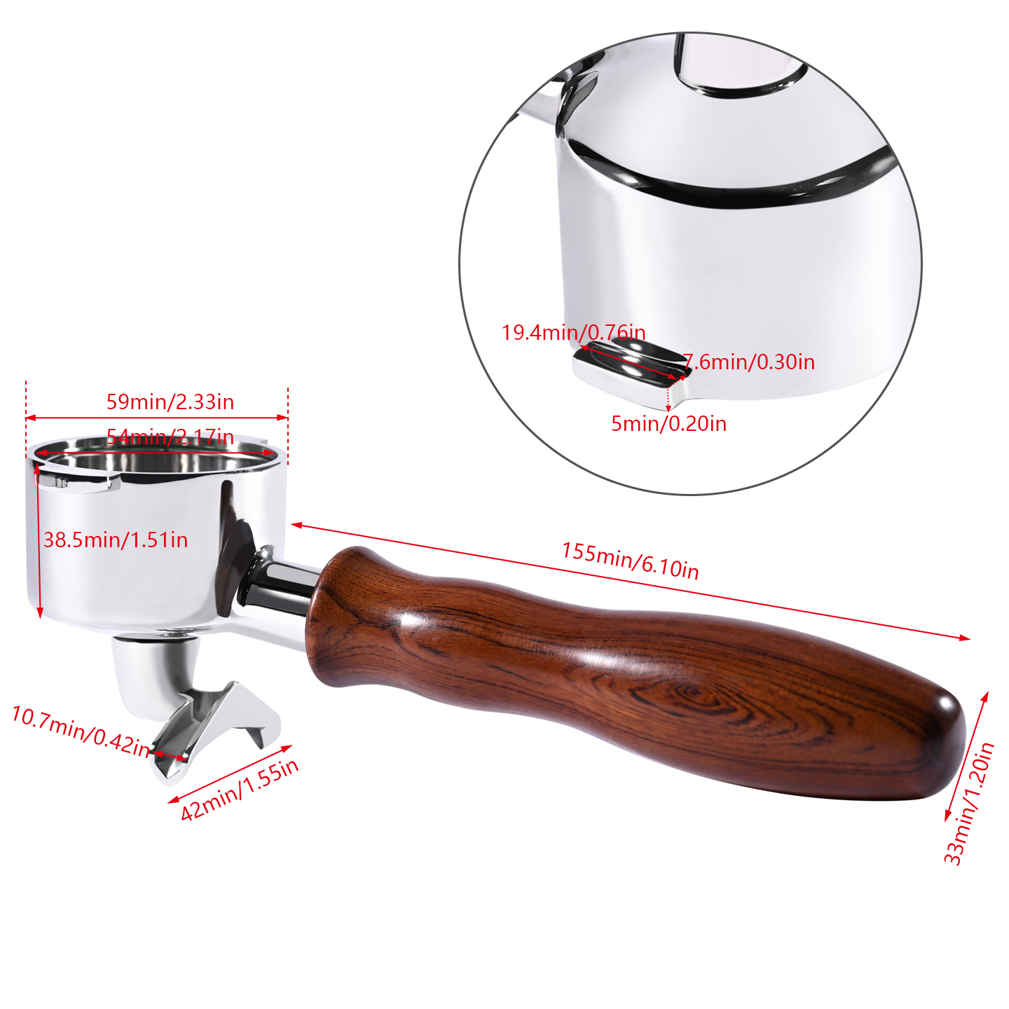 51mm 2 Oren Dubbele Uitloop Po - Delonghi Espresso Ecp3420 recensie en prijs