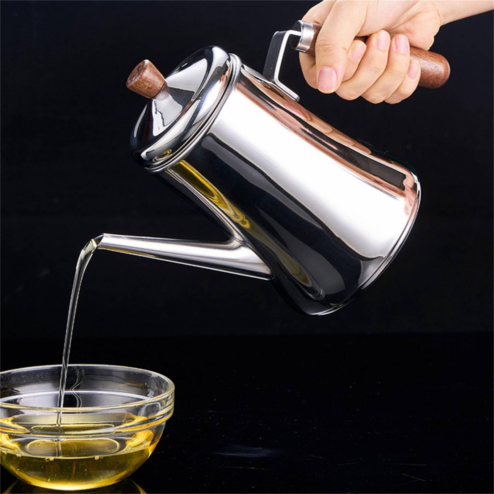 Roestvrijstalen oliepot Lekvri - Home Cooking Oil Filter recensie en prijs