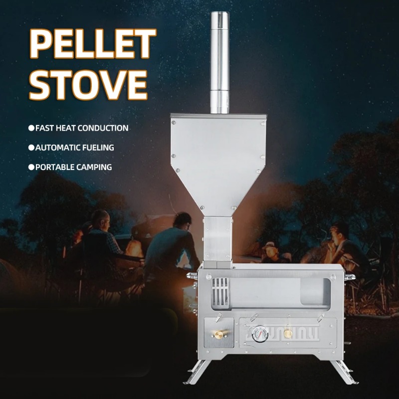 Draagbare buitenvuur houtkache - Home Cooking Heater recensie en prijs