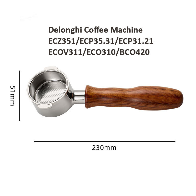 51 mm 304 roestvrijstalen bode - Delonghi Espresso Ecp3420 recensie en prijs