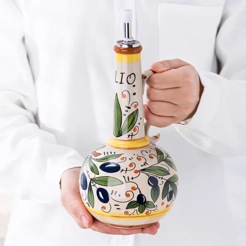 Keramische oliefles, sojasausf - Home Cooking Oil recensie en prijs